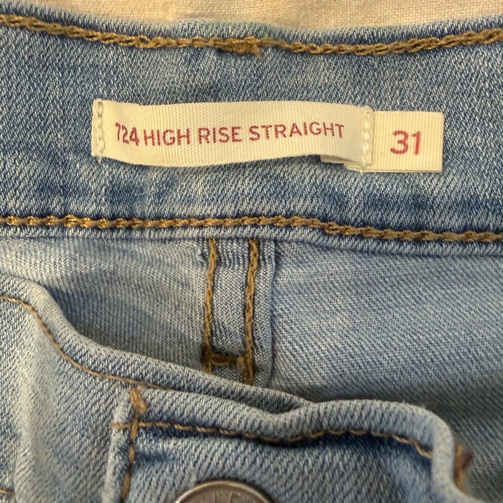 Levi’s 724 High Rise Straight Size 31 - Picture 4 of 8